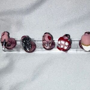 Y2K nails short almond for sale for 15 dollars